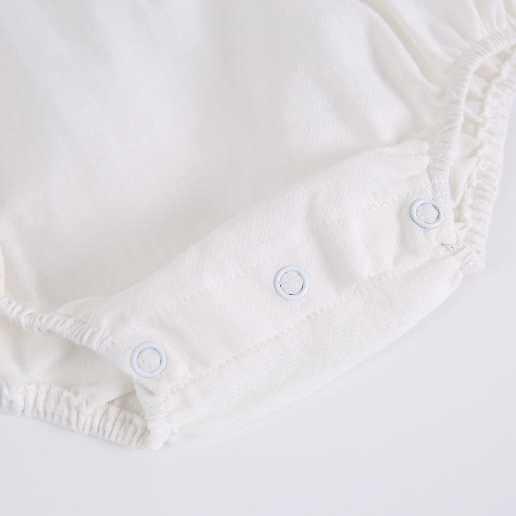 Áo liền quần Sanlutoz thời trang mùa hè bằng cotton cho em bé