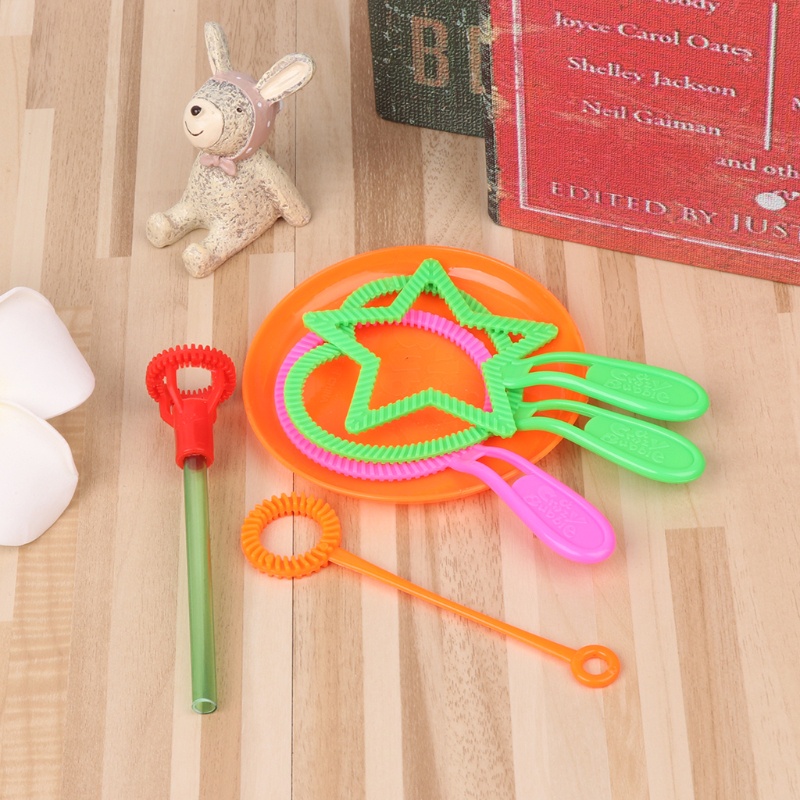 Set 6 Que Thổi Bong Bóng Đồ Chơi Mùa Hè Cho Trẻ Em