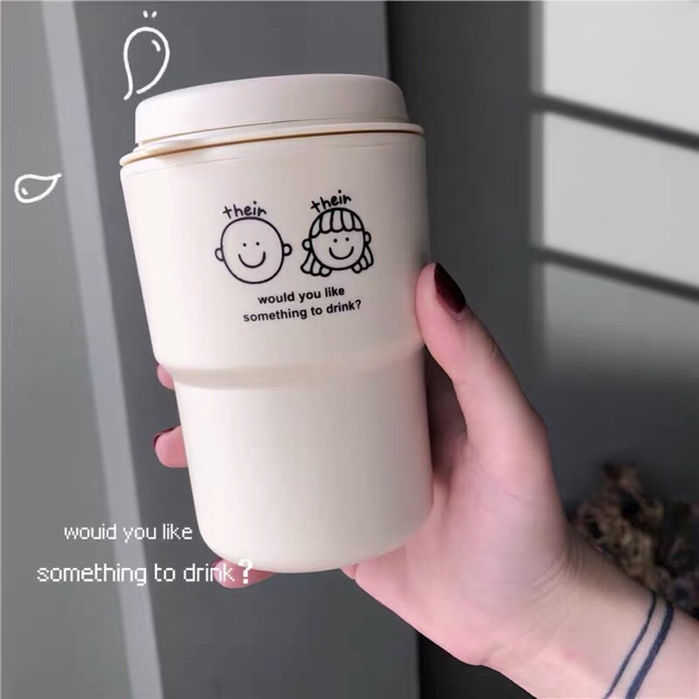 Cốc cà phê couple Hàn Quốc - Décor nhà Sò