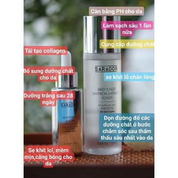 Toner Dưỡng Ẩm Sarador – Nước Cân Bằng Da Sarador Làm Sạch Sâu - Cân Bằng Độ PH cho da | BigBuy360 - bigbuy360.vn