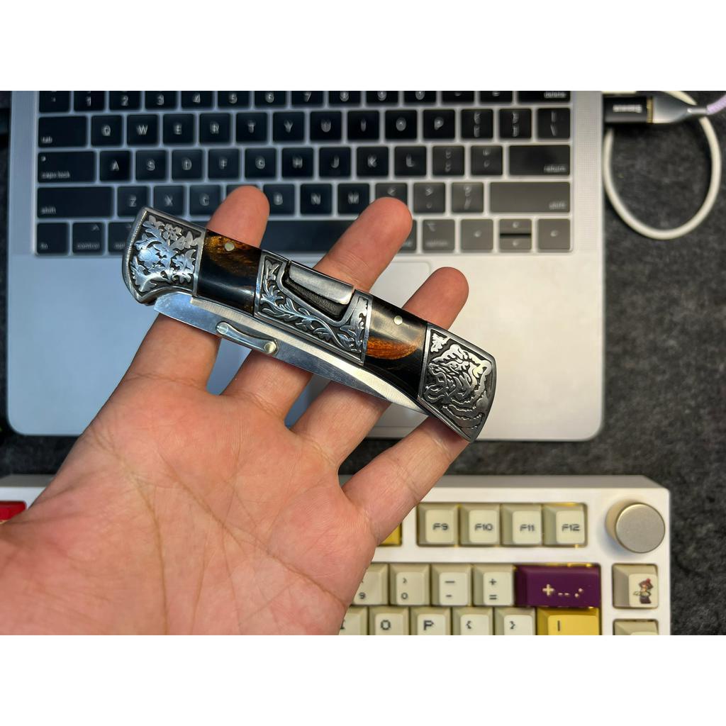 Dao phượt Columbia F01, dao gấp gọn tinh xảo