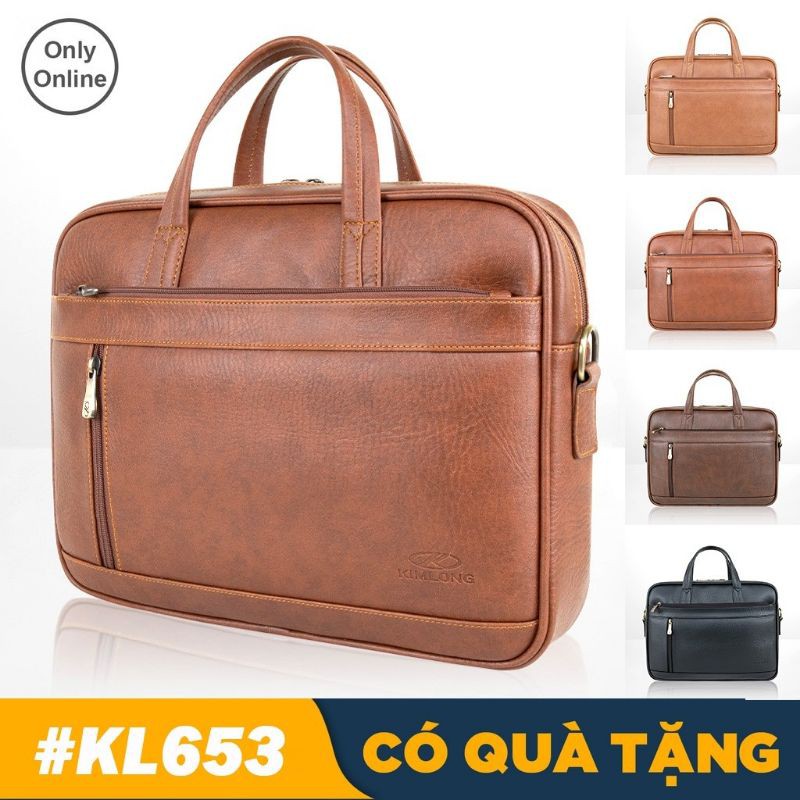 Cặp Da PU Văn Phòng Cao Cấp kim long kL653