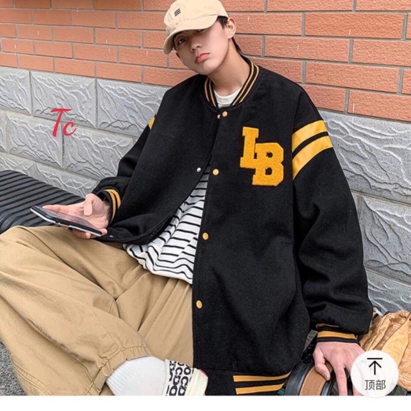 Áo bomber nỉ LBLB TC12 | BigBuy360 - bigbuy360.vn