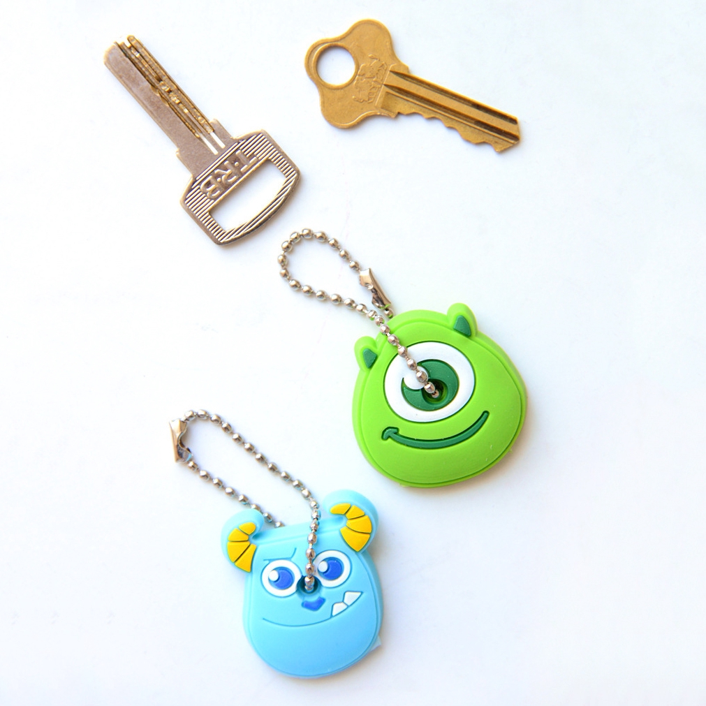 Vỏ silicon bảo vệ chìa khóa xe hơi hình động vật dễ thương