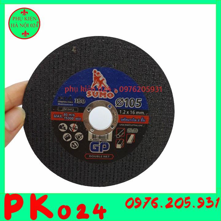 Bộ 5 Đá Cắt Sắt Cắt Inox Sumo 105mm x16mm, Đá Cắt Sắt Inox Sumo Đường Kính 105mm Siêu Bền Chất Lượng Cao