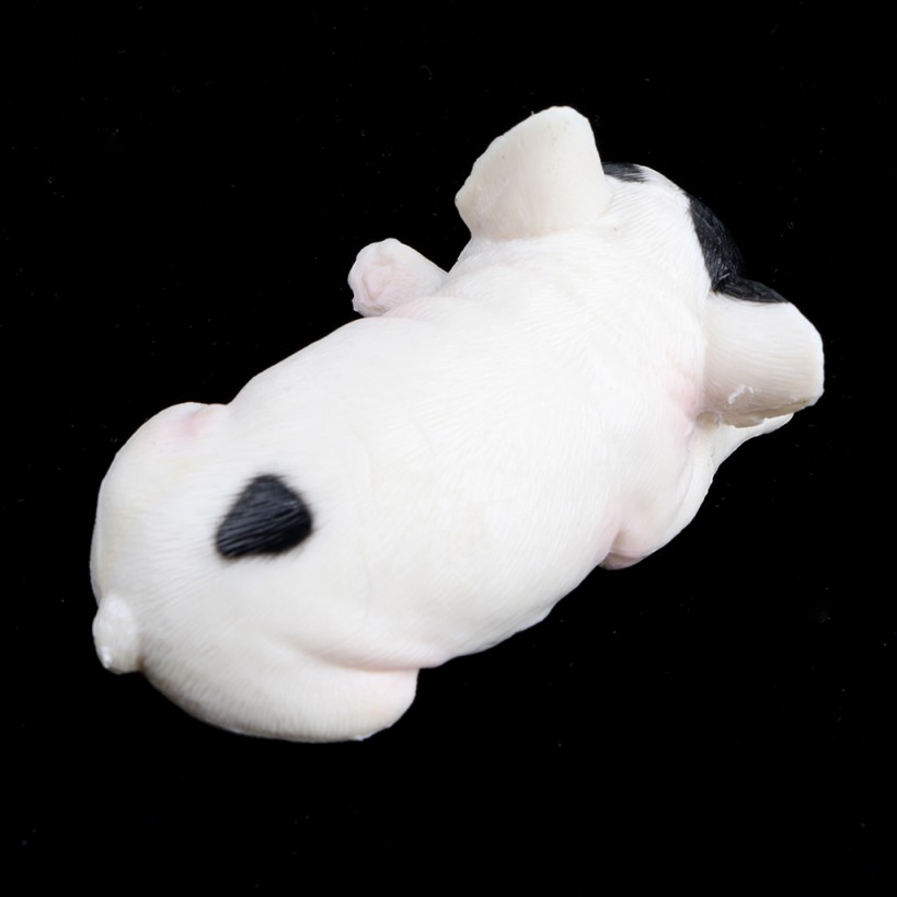 Mô Hình Chó Bull Đang Ngủ Sống Động Như Thật Phong Cách Nông Trại Hoang Dã