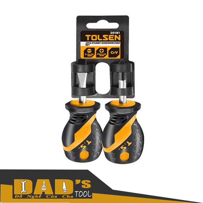 BỘ 2 CÂY TUA VÍT MINI - TOLSEN 20181