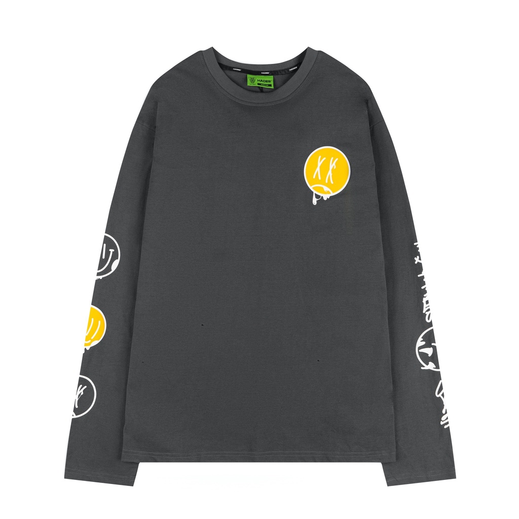 Áo Tay Dài Unisex EMOJI 100% Cotton- HADES Brand Chính Hãng