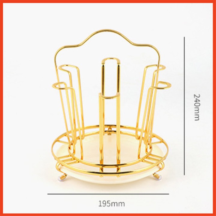 Khay úp ly , giá cốc tặng kèm khay hứng nước