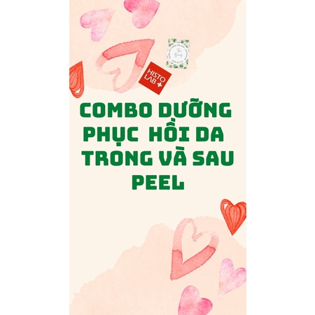 Combo dưỡng da cơ bản dùng trong và sau peel