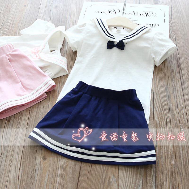 Váy hải quân bé gái (set rời )