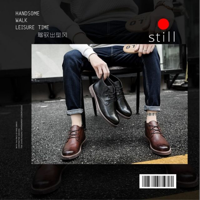 BOOT NAM CỔ CAO ODER HÀN QUỐC