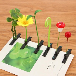 Kẹp tóc hình cây mầm non & hoa cổ điển dễ thương thời trang 1 cái