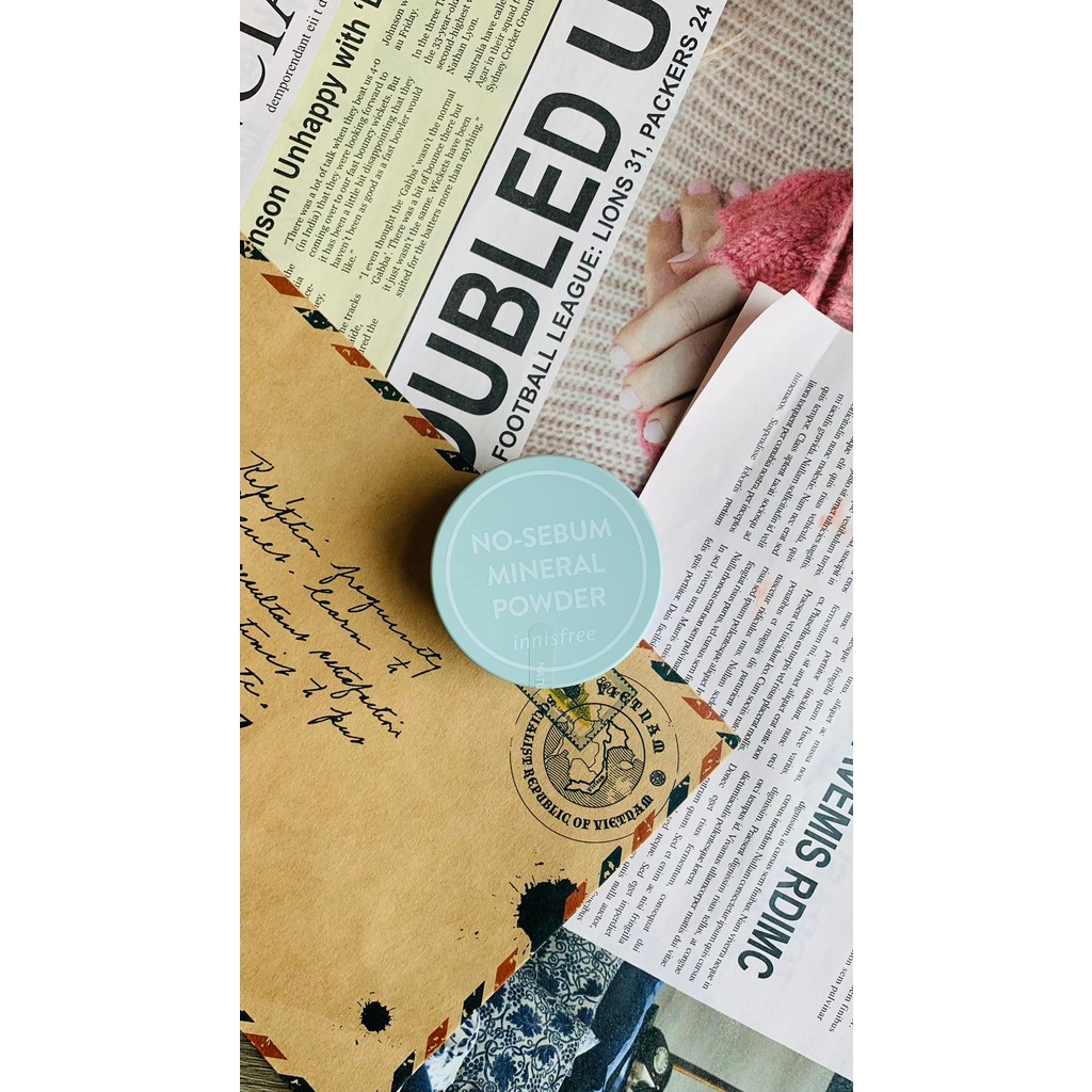 PHẤN PHỦ INNISFREE NO-SEBUM KHÔNG MÀU SIÊU KIỀM DẦU