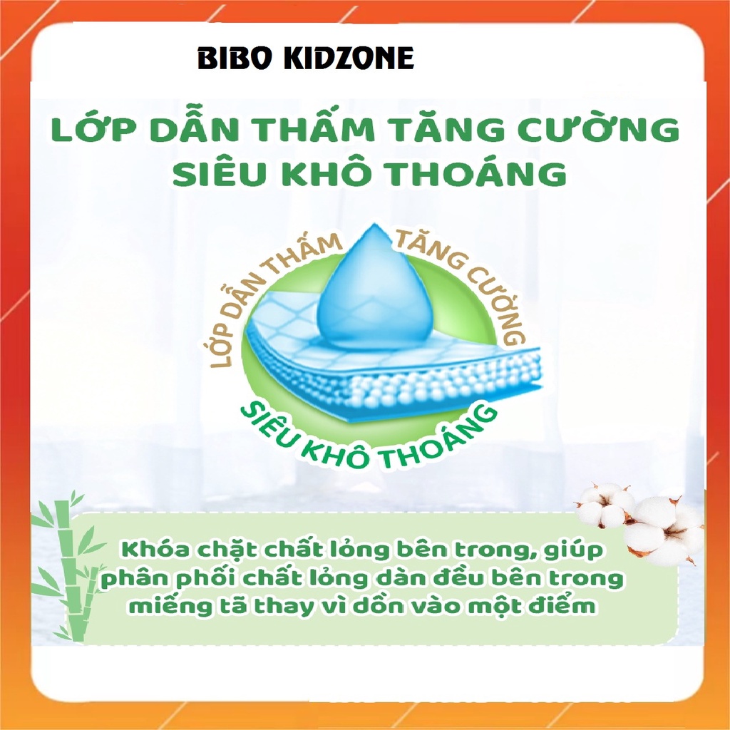 Bỉm quần Molfix thành phần sợi tre, bông organic- Size XXXL - Gói 24+6 miếng