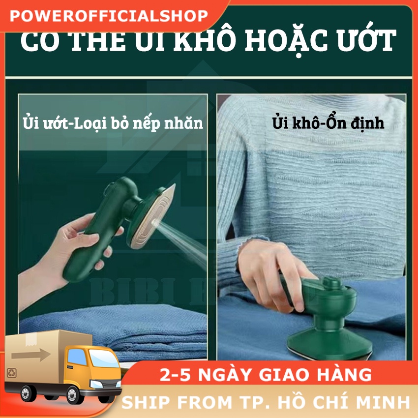 Cao thủ Cầm tay Hơi khô ướt Hộ gia đình Du lịch tại nhà để ủi quần áo Mini Máy ủi Nồi hấp sắt Máy hấp hàng may mặc Thiết
