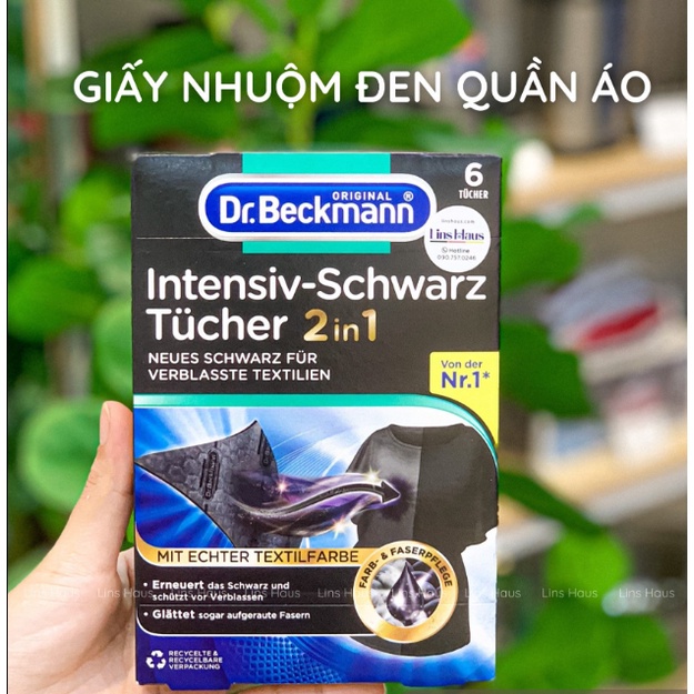 Giấy giặt nhuộm đen làm mới và giữ màu quần áo Heitmann Đức - Shop Viloet