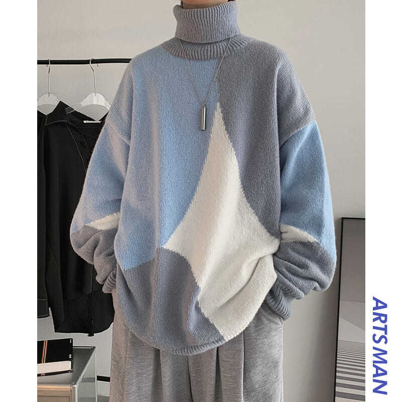 Áo Sweater Cổ Lọ Chất Liệu Dày Dặn Màu Sắc Trẻ Trung Cho Nam | BigBuy360 - bigbuy360.vn