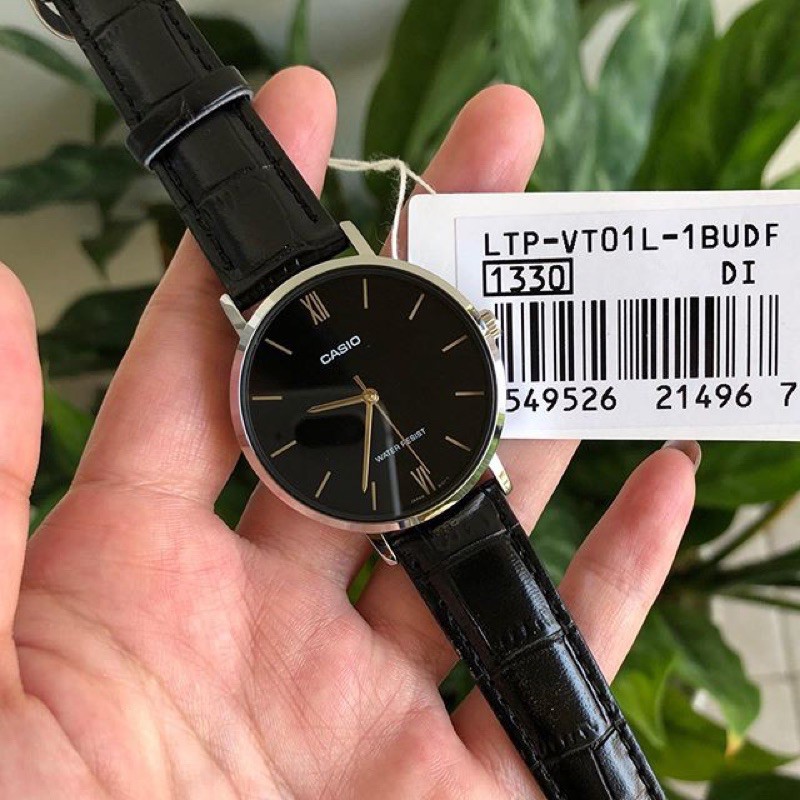 Đồng hồ nữ dây da Casio Anh Khuê LTP-VT01L-1BUDF