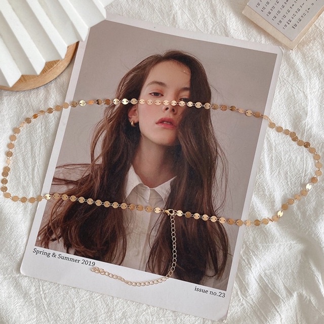 Body chain lấp lánh thắt eo sexy C001 Meo shop - Chain eo bụng ngọt ngào phong cách cá tính