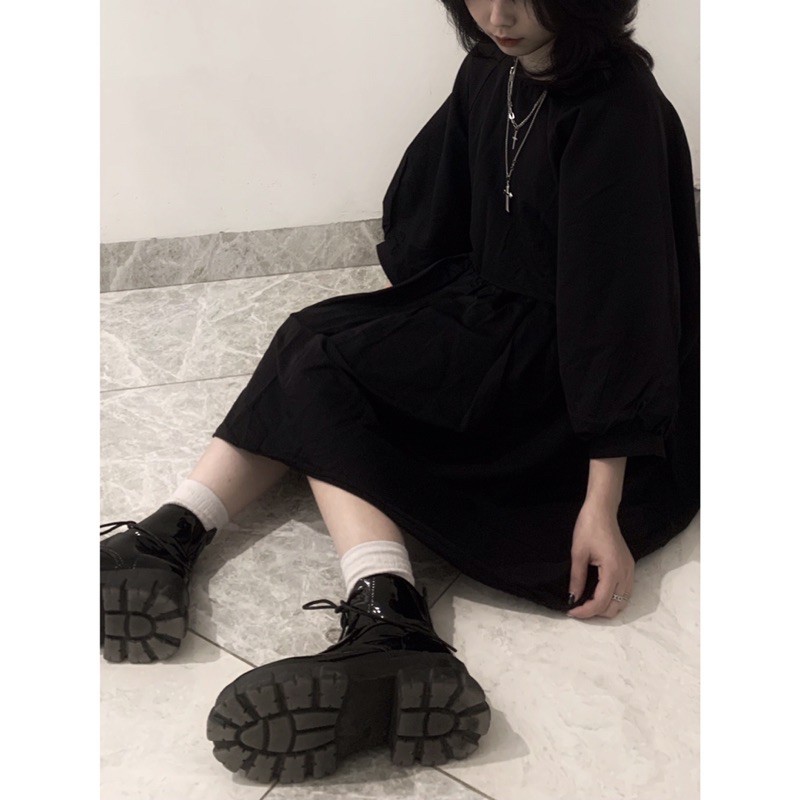 [Mã SKAMA06 giảm 8% tối đa 50K đơn 250K] Đầm babydoll phồng cotton Hàn dày dặn, thoáng mát | BigBuy360 - bigbuy360.vn