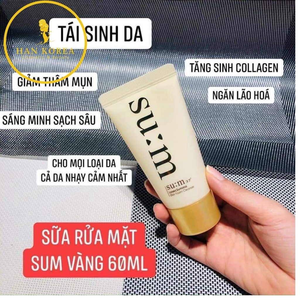 Sữa rửa mặt Sum37 LOSEC SUMMA giảm mụn, sạch bã nhờn 60ml Hân Korea | BigBuy360 - bigbuy360.vn