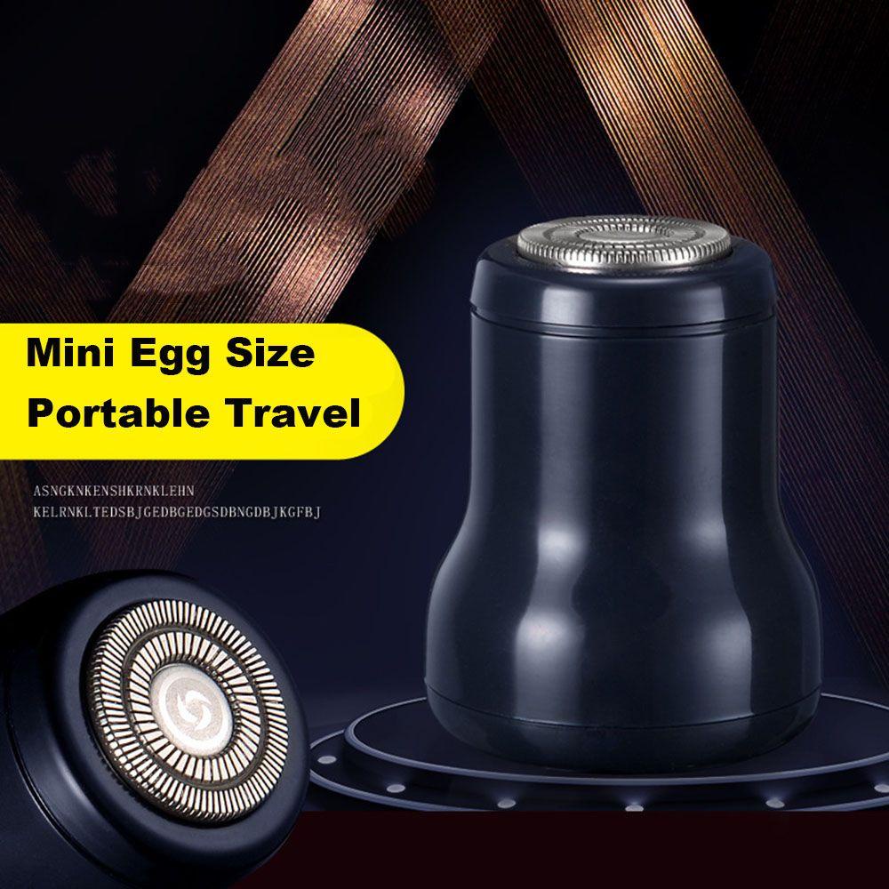 Dao Cạo Râu Chạy Điện Cỡ Nhỏ Kèm Sạc Nhanh Tiện Dụng Mang Theo Du Lịch Cho Nam