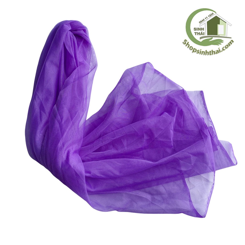 Vải voan màu tím