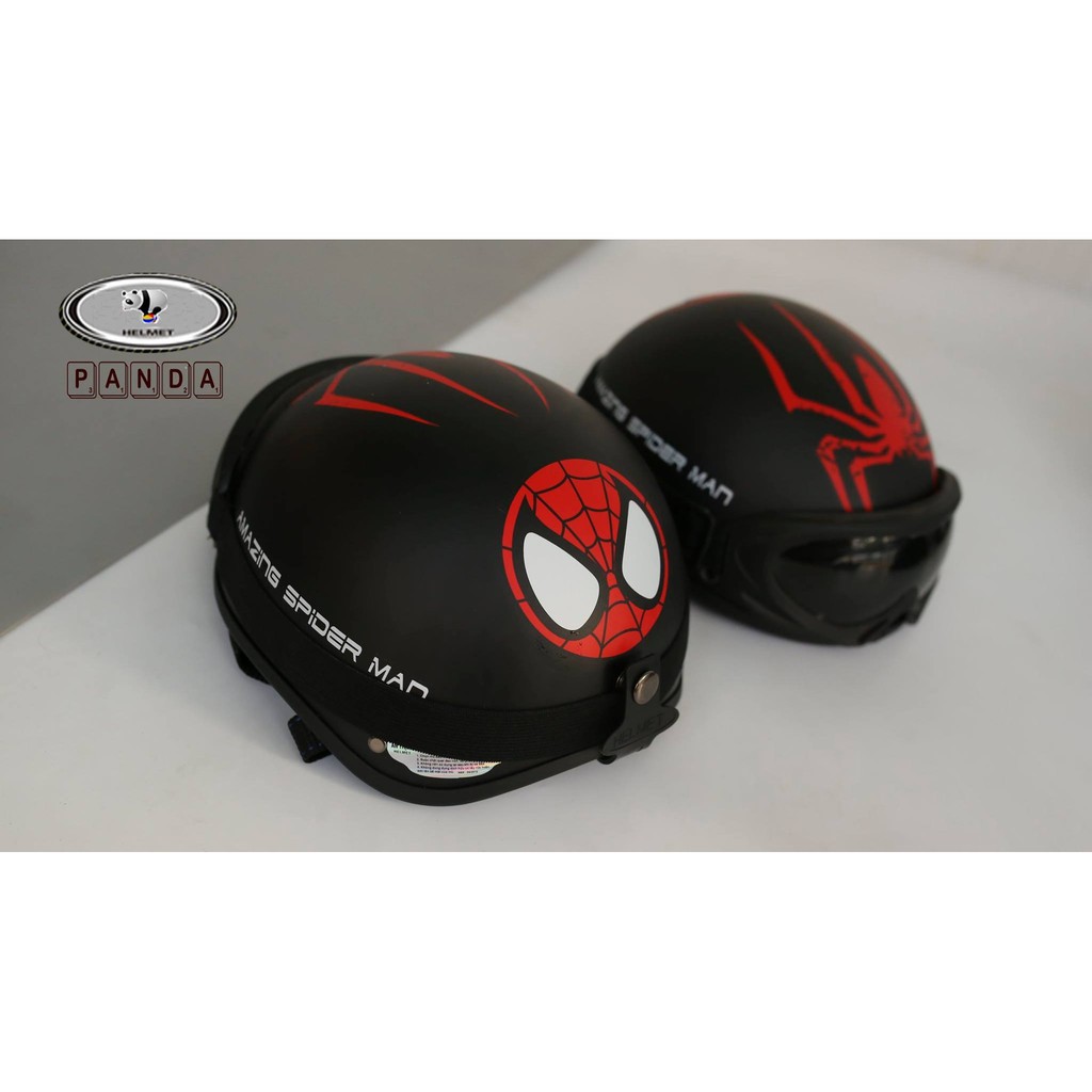 Mũ bảo hiểm nửa đầu Deadpool - Mũ 1/2 giá rẻ, Thế Giới Mũ Bảo Hiểm