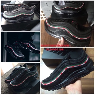 Giày thể thao sneaker AIR MAX 97 Undefeated black