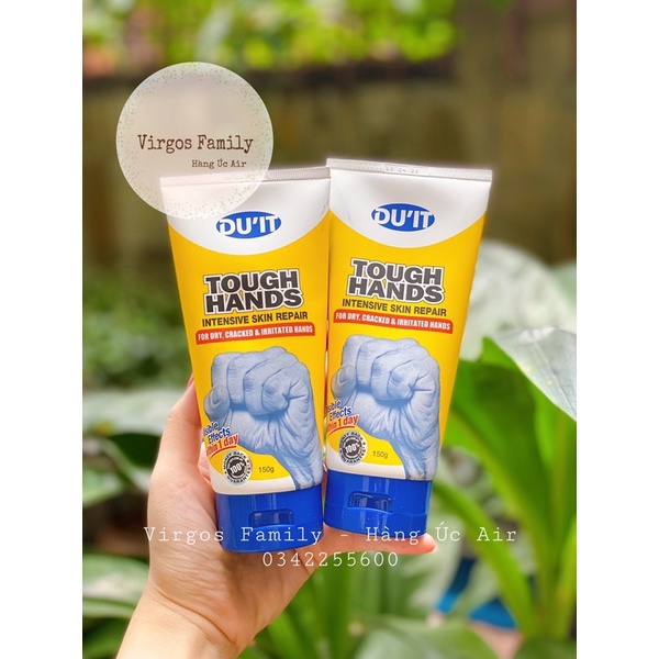 Kem dưỡng da tay DUIT Tough Hands Intensive Repair 150g