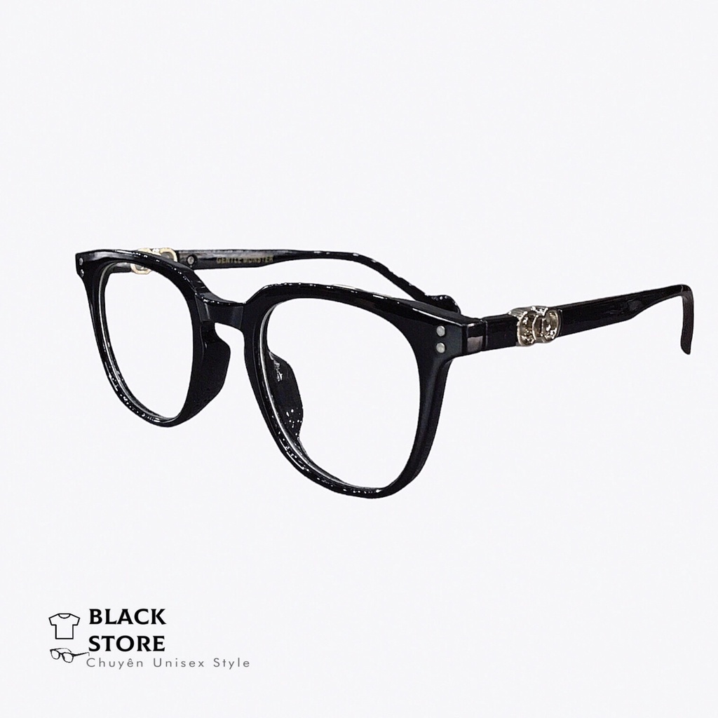Gọng Kính Gen.tle x D.&.G Đen Charm Bạc Cao Cấp Unisex