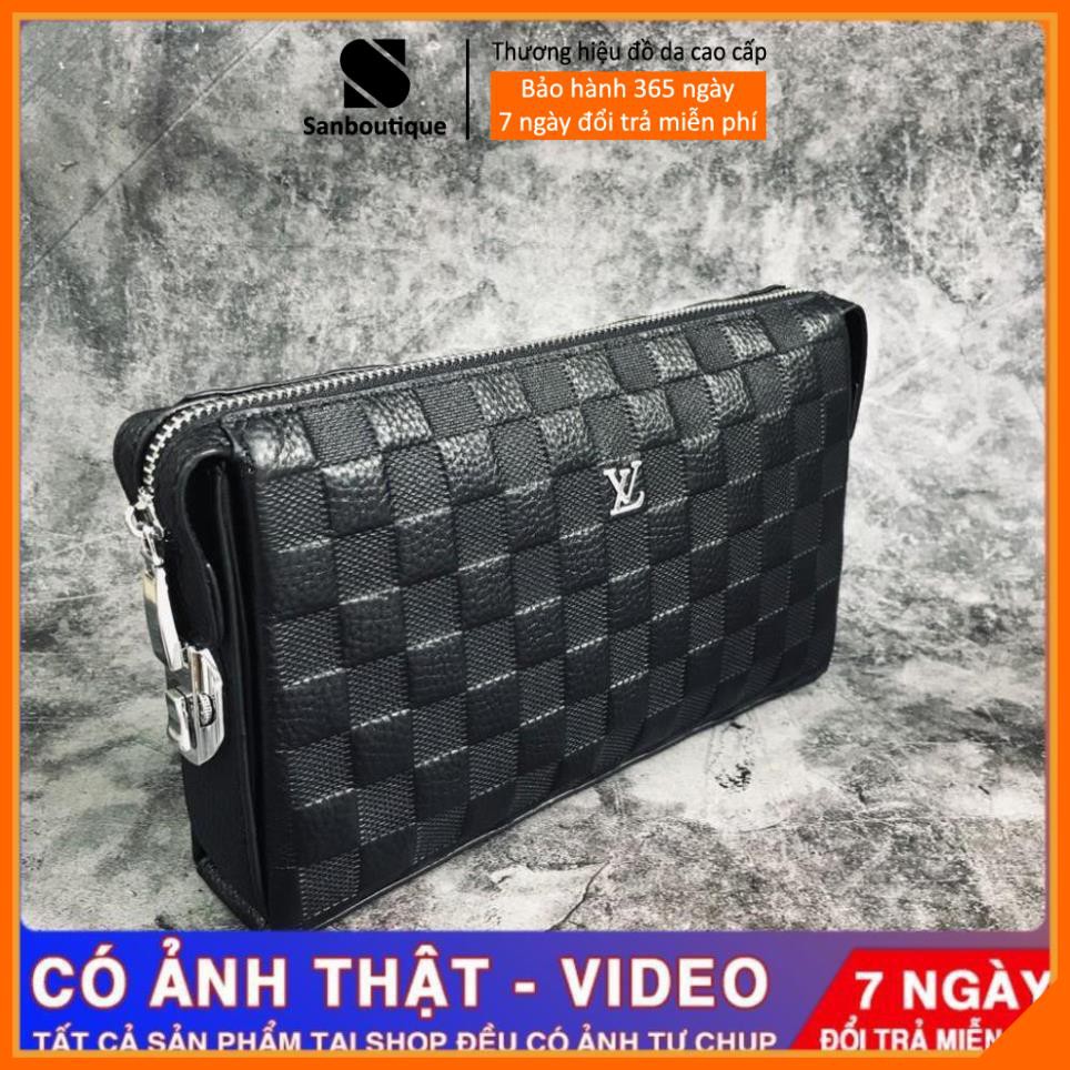 💎 FREESHIP 💎 Ví Cầm Tay Nam Da Thật.Clutch Nam khoá số Hàng Cao Cấp 💖HÀNG HIỆU 💖 | BigBuy360 - bigbuy360.vn