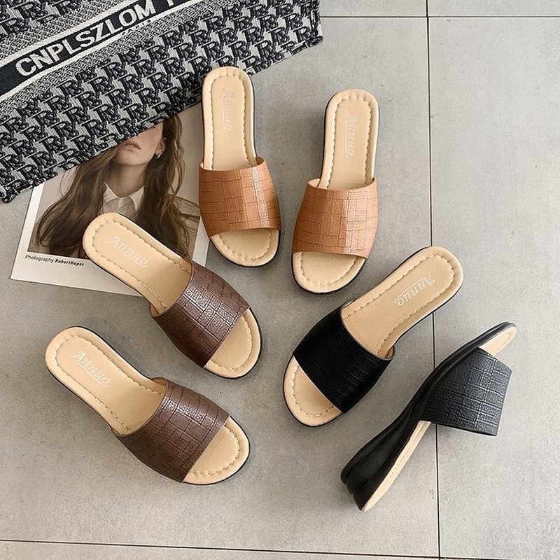 Dép đế xuồng XIELUAIZTA da mềm thời trang dành cho nữ big size 36-42