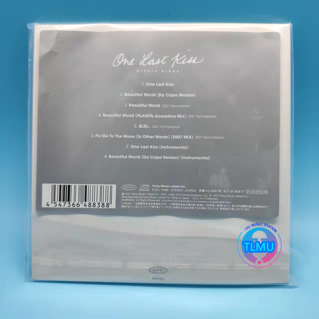 Miếng Dán + Hộp Đựng cd   Cao Cấp utada hikaru one last kiss neon genesis Eva