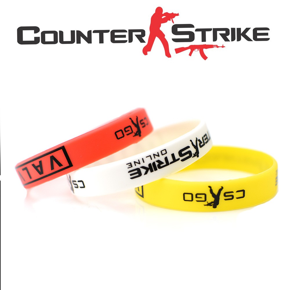 [GIÁ HỦY DIỆT] VÒNG TAY GAME CSGO VÒNG TAY CAO SU COUNTER STRIKE CAO CẤP