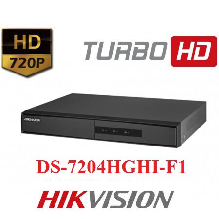 Đầu ghi hình 4 kênh TURBO HD 3.0 Hikvision DS-7204HGHI-F1 - Hàng chính hãng