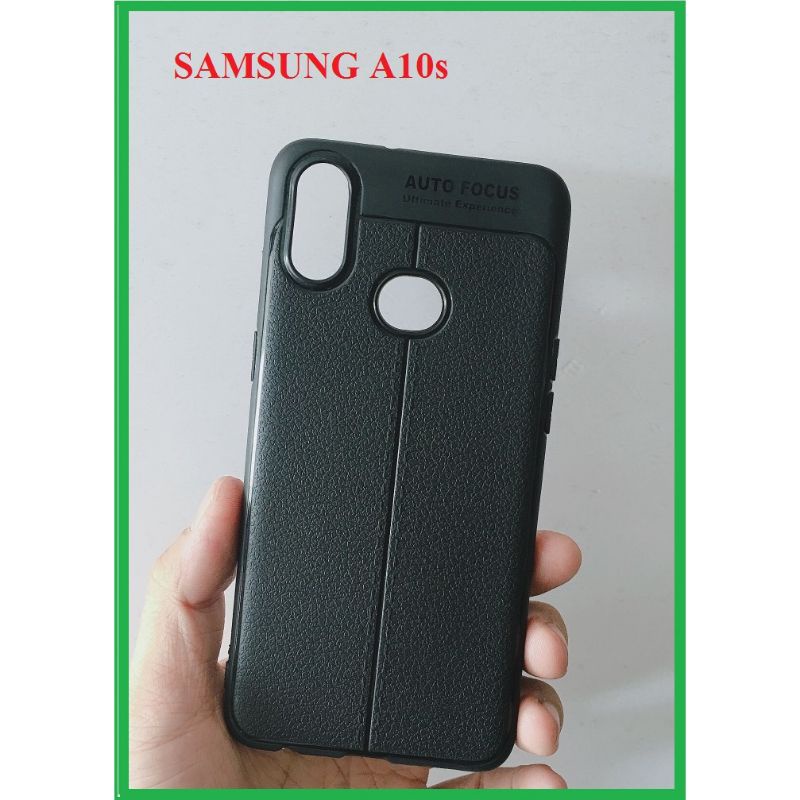 Ốp Lưng Silicon Vân Da Auto Focus Cho Samsung Galaxy A10/A10s/A20/A20s/A30/A30s/A50/A50s.