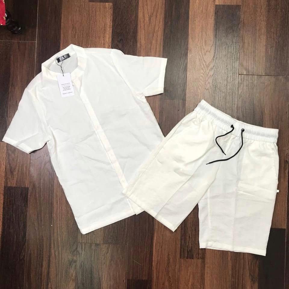 Bộ đũi cộc tay nam,đồ bộ mặc nhà,bộ hè 2 màu trắng đen full SIZE-ANPAZA | BigBuy360 - bigbuy360.vn