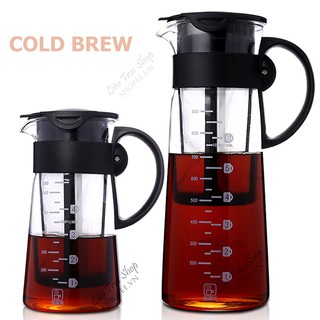 Bình pha cà phê cafe cold brew cà phê lạnh đá bình pha trà thuỷ tinh