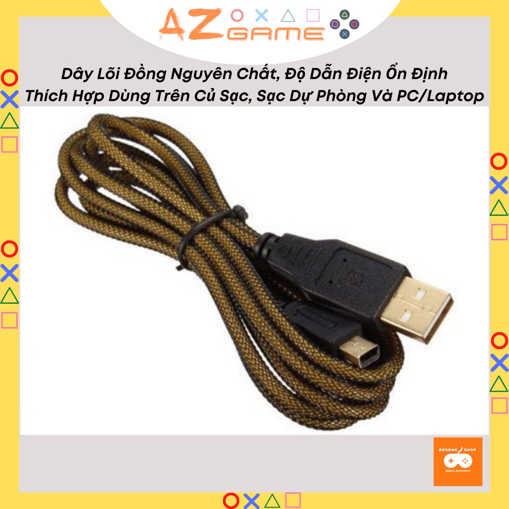 Dây Cáp Sạc USB cho Nintendo DSi / DsiXL / 2DS / 3DS cao cấp (dài 1.5m)