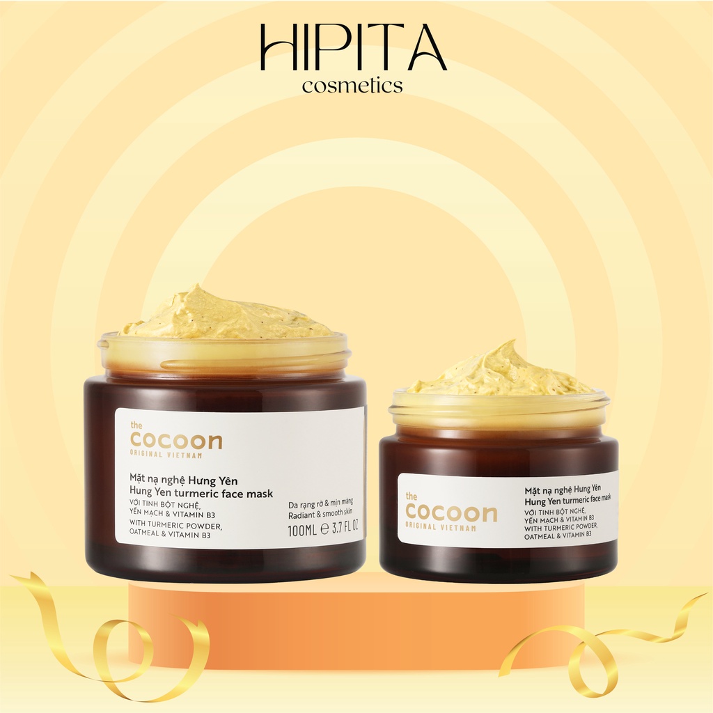 Mặt Nạ Nghệ Hưng Yên Cocoon Turmeric Face Mask 30ml/100ml