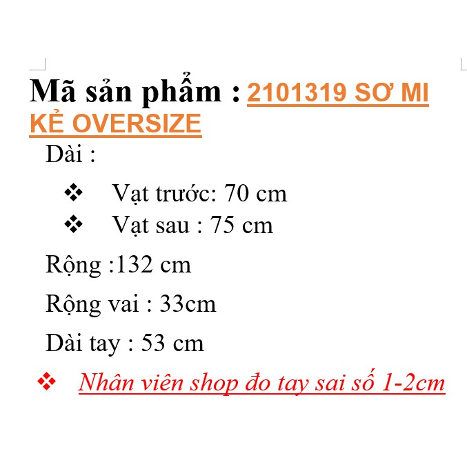 [Mã WASKT304 giảm 15% tối đa 30K đơn 99K] 2101319 SƠ MI KẺ | BigBuy360 - bigbuy360.vn