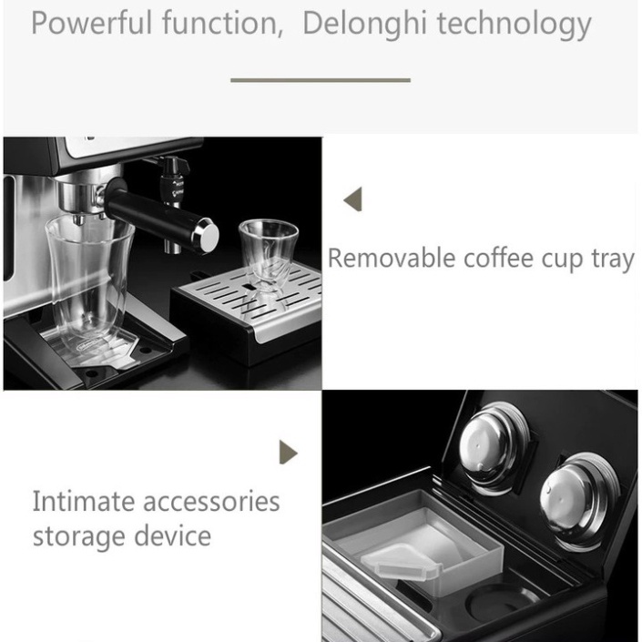 Máy pha cà phê Espresso, thương hiệu cao cấp Delonghi ECP35.31 - Hàng Chính Hãng (Bảo hành 12 tháng) {CHÍNH HÃNG 100%}