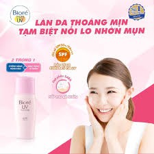 Kem chống nắng Biore UV Bright Milk ( mẫu nâng tông da cực tự nhiên)