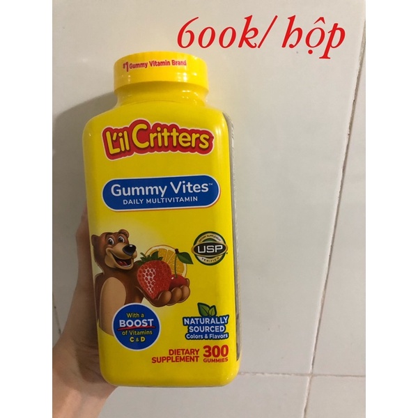 kẹo L’il Criters gummy vites