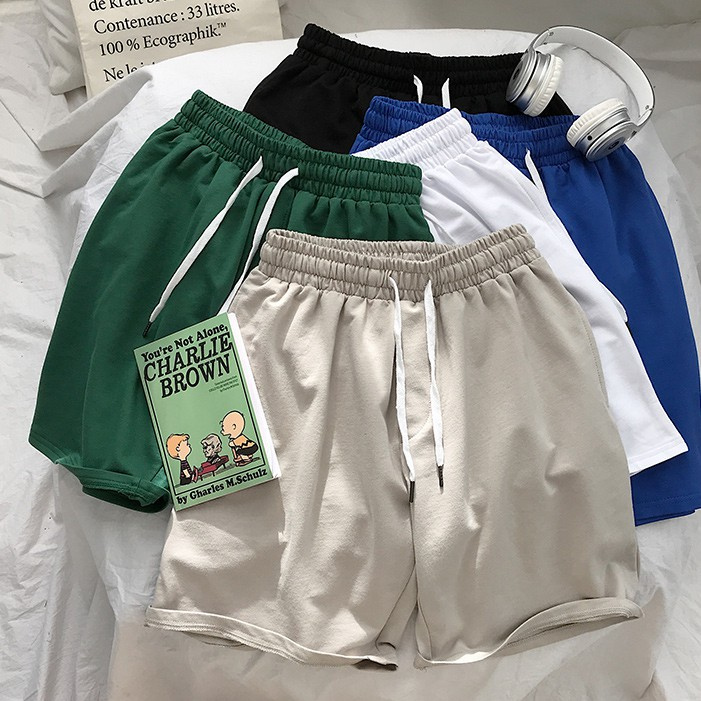 Quần short nam size M-3Xl 4 màu trơn đơn giản thời trang