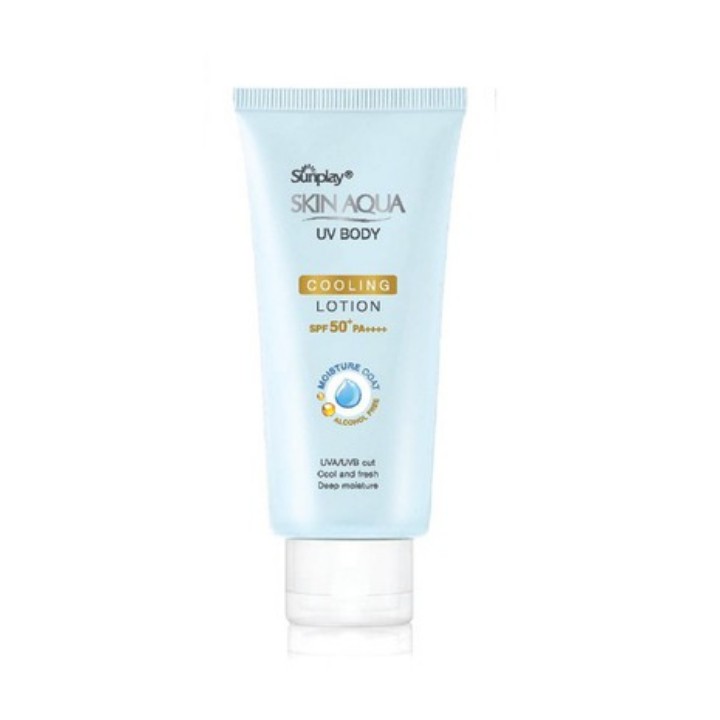 Kem chống nắng dưỡng thể Sunplay Skin aqua cooling lotion SPF50 (150g)