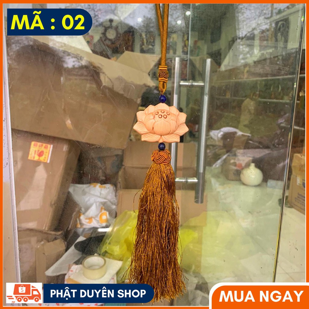 Dây treo ôtô tượng phật phong thủy 45cm, Mang may mắn, Tài lộc, Bình an