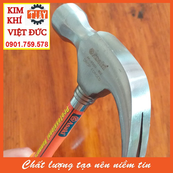 BÚA NHỔ ĐINH CÁN NHỰA ASAKI AK-0373